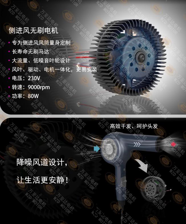 110000转(zhuan)超高(gao)速吹风机电(dian)机_电吹(chui)风电机定制-万(wan)至(zhi)达(da)电(dian)机(ji)