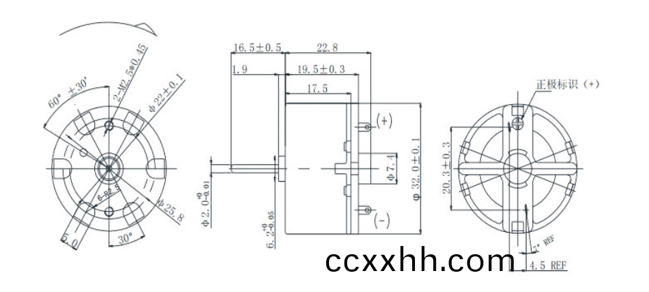 OT-RF-500-TB-21220有刷电机_电动园艺剪刀电机_园艺手锯电机_剪枝机马达-万至达电机