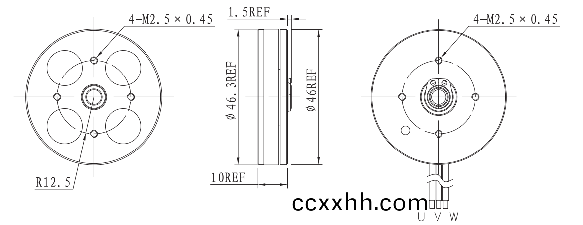 OT-EM4610微型(xing)无刷(shua)直(zhi)流(liu)电机|云(yun)台无刷电(dian)机(ji)|工(gong)业自(zi)动化(hua)马达|无(wu)刷(shua)电机(ji)-万(wan)至达电(dian)机