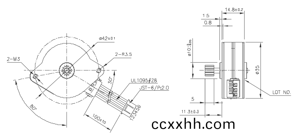 OT-SM35P-395步进电机|微型打印机电机|医疗器(qi)械电机|血压计电机(ji)|微(wei)型电(dian)机-万至达电(dian)机