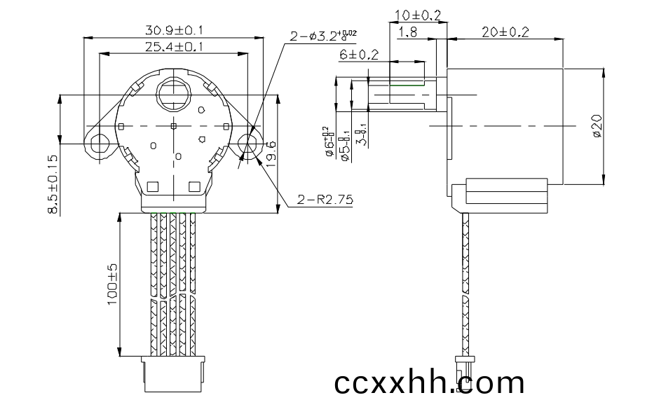 OT-GSM20-279步进电机|步进马(ma)达|医疗设备(bei)电机(ji)|微型电机-万至达电机