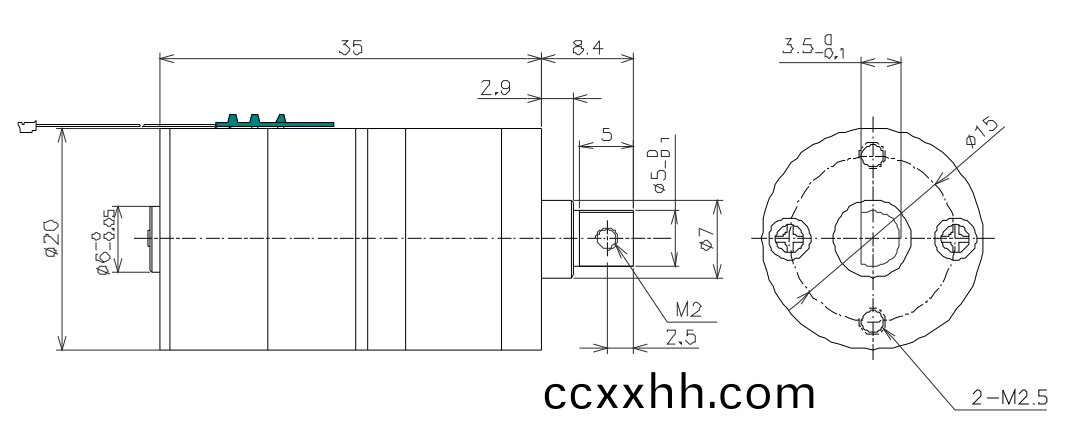 OT-GSM20-302步进电机|医疗设备(bei)专用电机|注射泵电机|微型电机-万至达电机