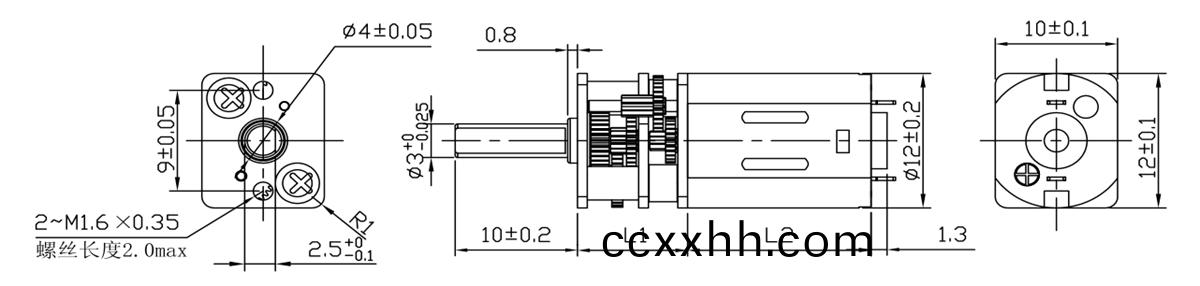 OT-12GA减速(su)电(dian)机_小(xiao)型齿(chi)轮(lun)减速(su)机(ji)