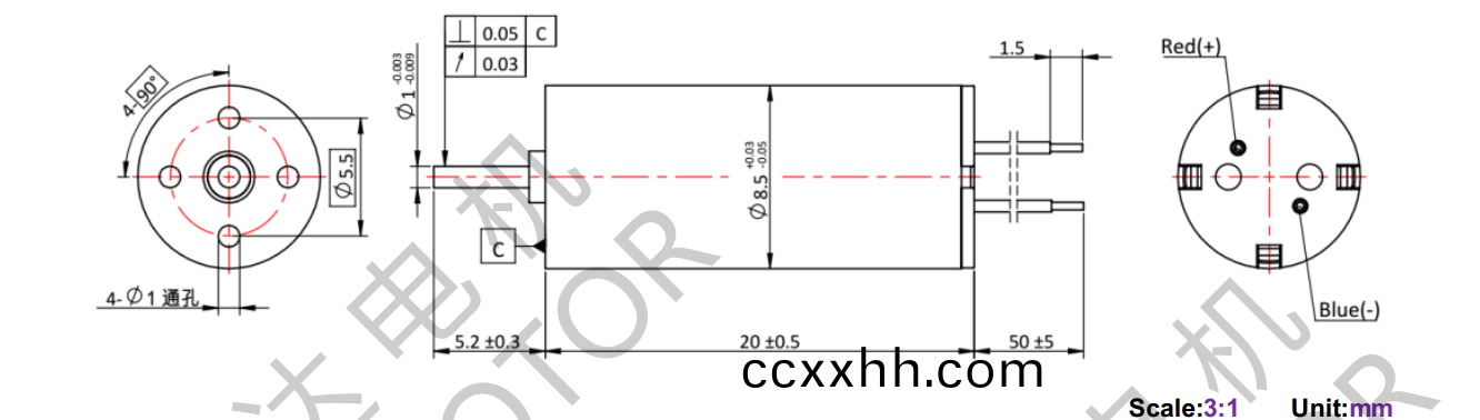 OT-CM8520空心杯(bei)电机(ji)-万(wan)至达(da)电机(ji)