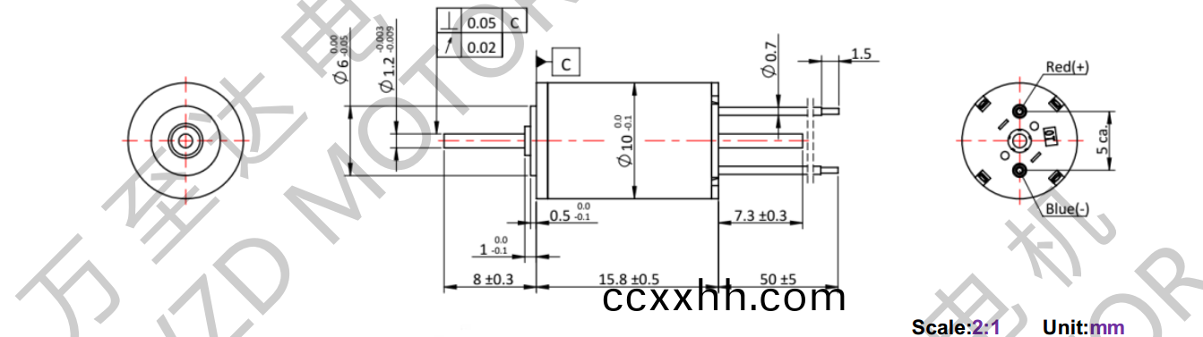OT-CM1016空心(xin)杯(bei)电机(ji)-万(wan)至达(da)电机(ji)