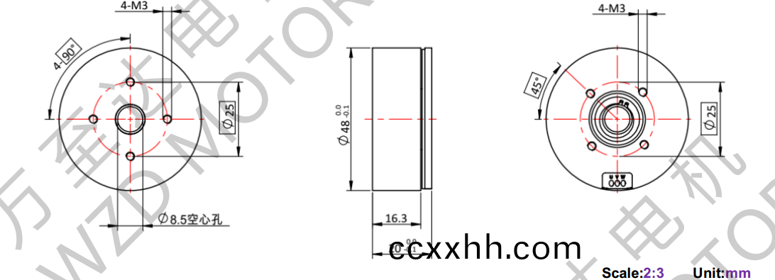 OT-EM4820BLDC无刷电机-万至达电机