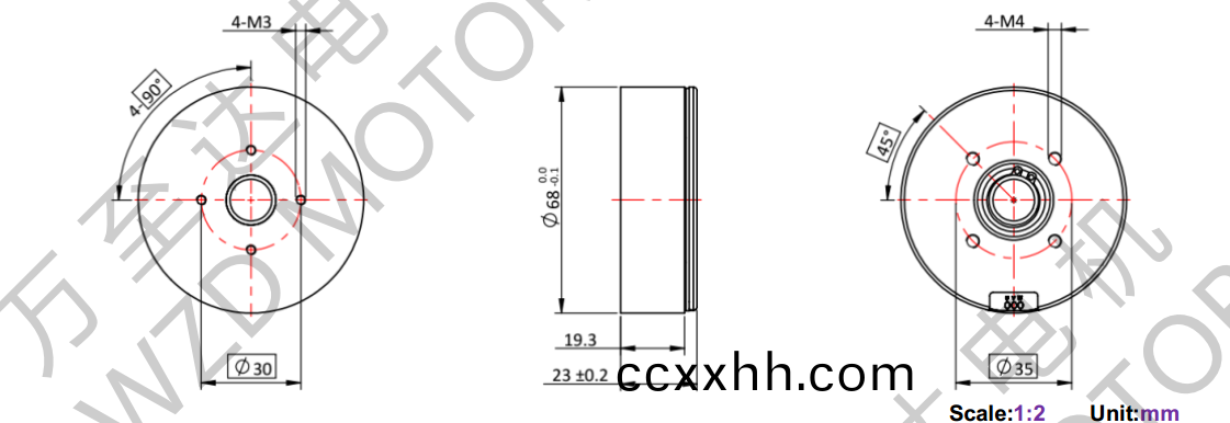 OT-EM6823BLDC无刷电机-万至达电机