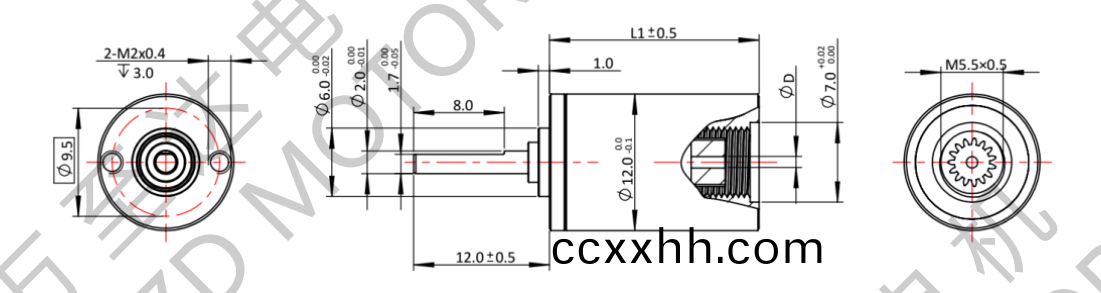 OT-12GP行(xing)星(xing)齿轮箱-齿轮箱-万至达电机