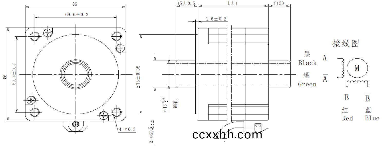 86系(xi)列(lie)空心(xin)轴(zhou)电(dian)机(ji)结(jie)构(gou)