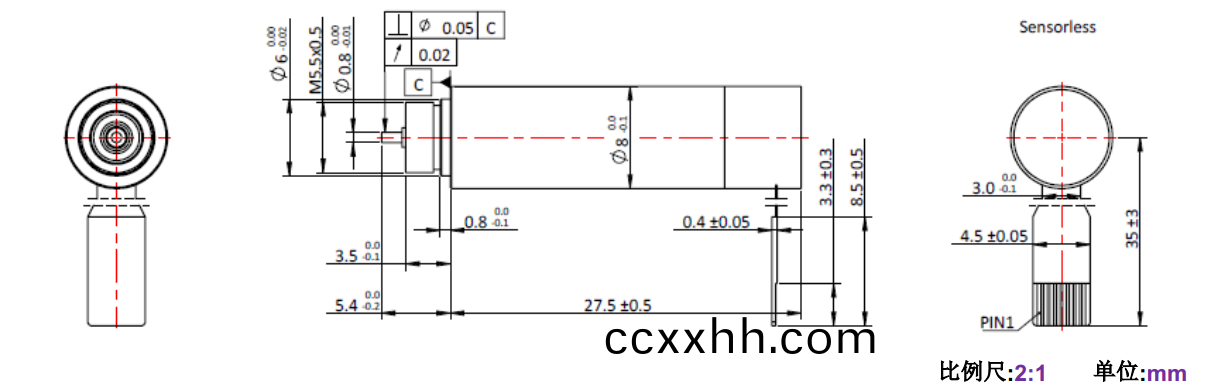 ECS 高速 0828空心杯无刷电机(ji)-万至(zhi)达电(dian)机